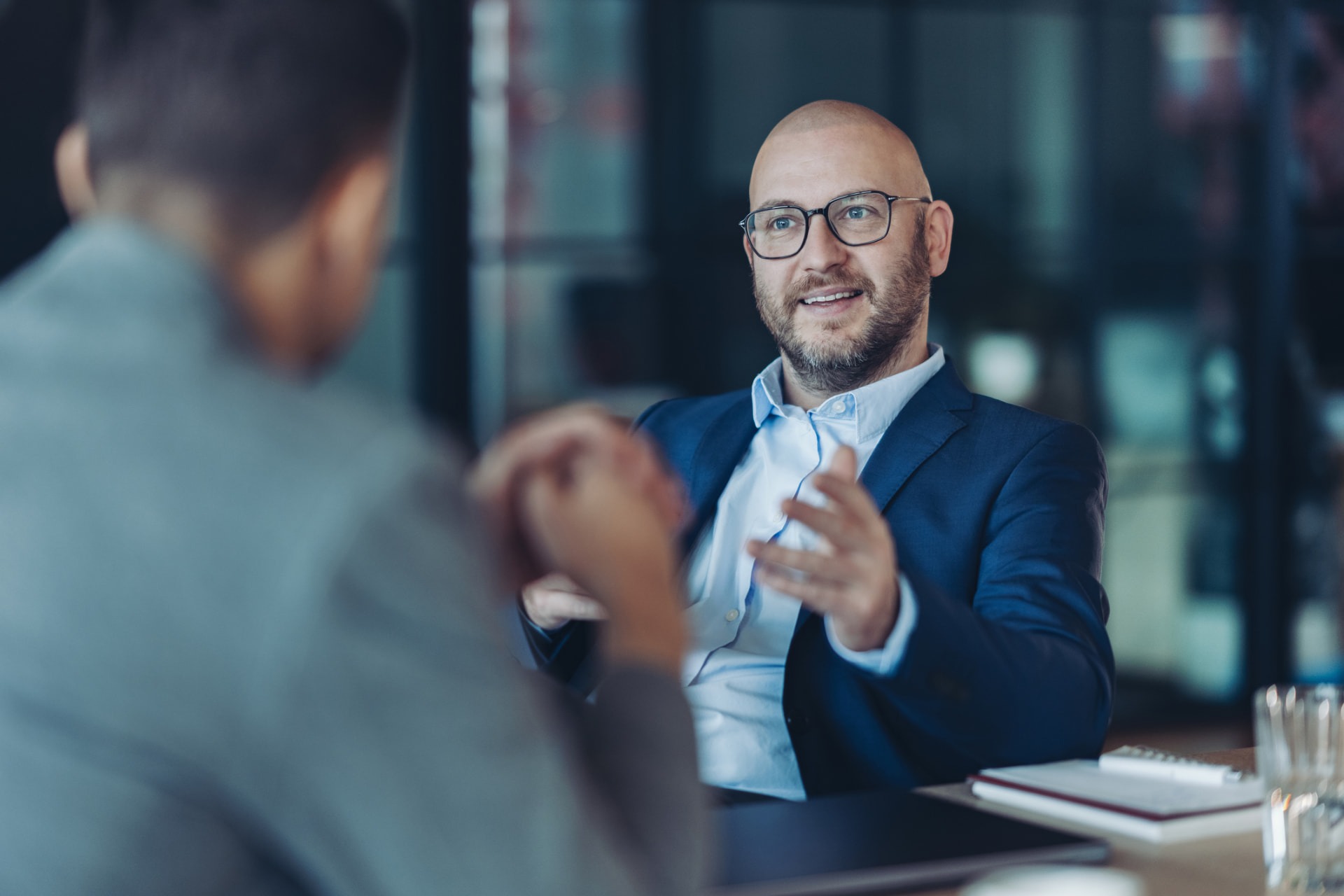 Business conversation with a fractional CFO