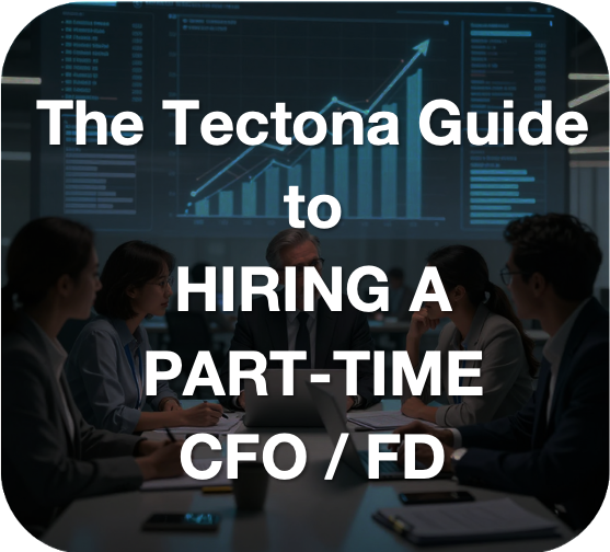 Cover of The Tectona Guide to Hiring a Part-Time CFO / FD